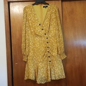 Lulu's asymmetrical button dress